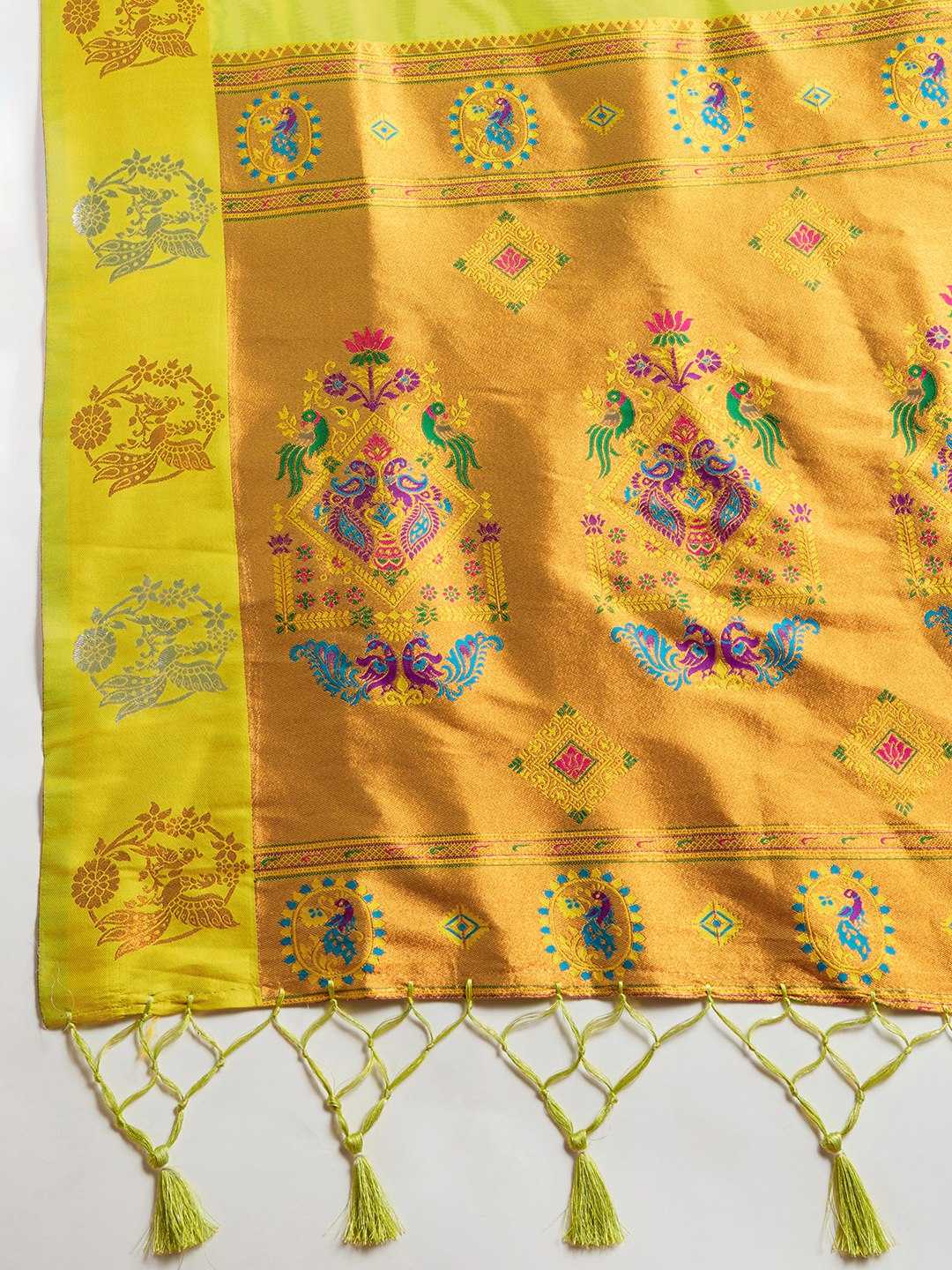 Ynf Kanjivaram Silk KESH505 BANARASI PAITHANI 6 Sarees Wholesale Designer Sarees Party Wear Sarees Fancy Sarees Manufacturer