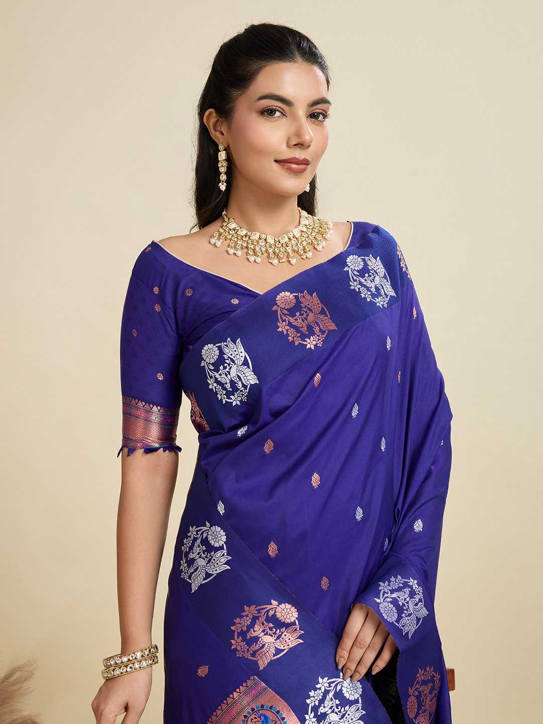 Ynf Kanjivaram Silk KESH505 BANARASI PAITHANI 6 Sarees Wholesale Designer Sarees Party Wear Sarees Fancy Sarees Manufacturer
