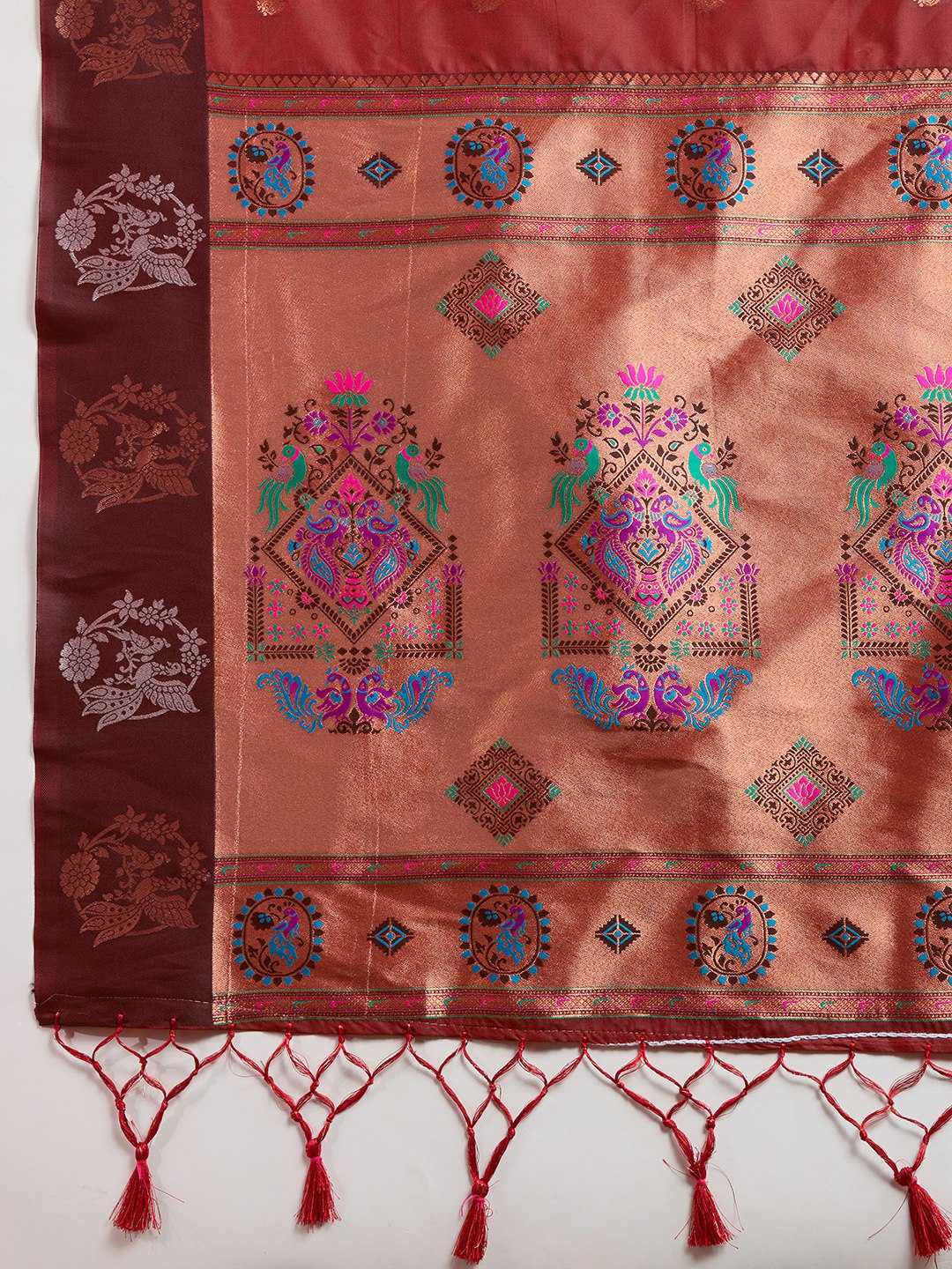 Ynf Kanjivaram Silk KESH505 BANARASI PAITHANI 6 Sarees Wholesale Designer Sarees Party Wear Sarees Fancy Sarees Manufacturer