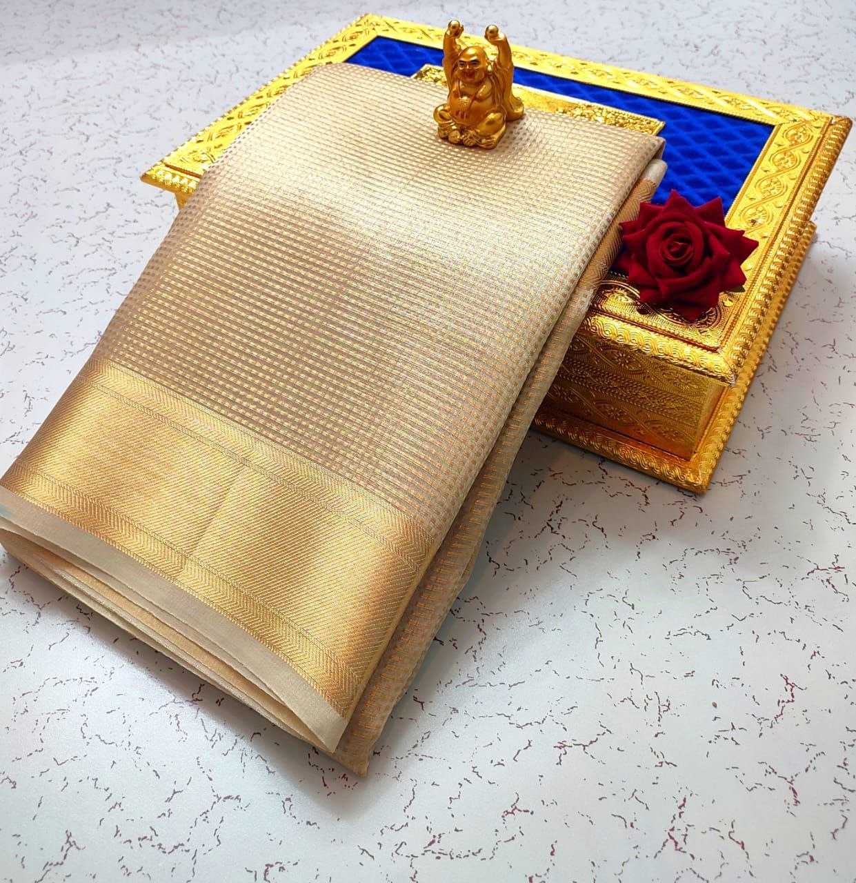 Ynf Kanjivaram Silk KESH525 NAYANTHARA TISSUE Silk Sarees Bollywood Collections Festive Collections Wholesale Kanjivaram Silk Sarees Nayanthara Onam Collections Manufacturer