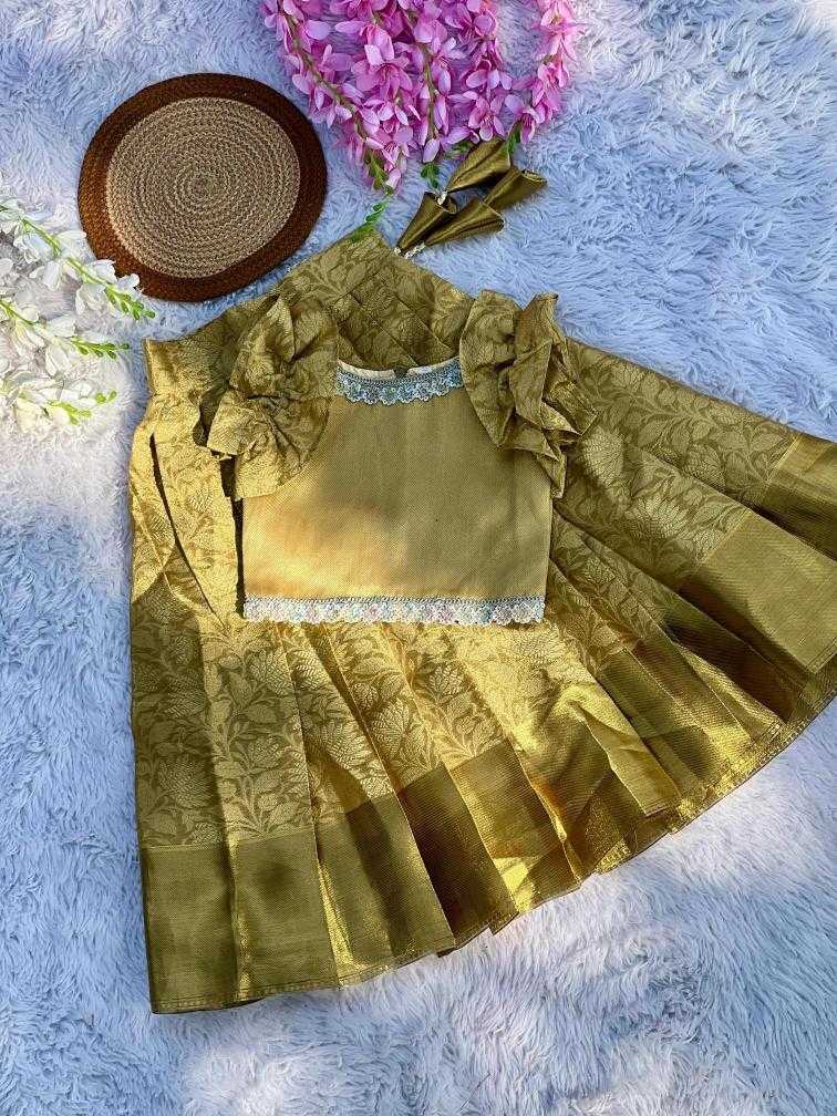Ynf Kanjivaram Silk RIN235 Double Kids Wear Wholesale Kids Lehenga Kids Lehenga Choli Baby Girl Lehenga Manufacturer