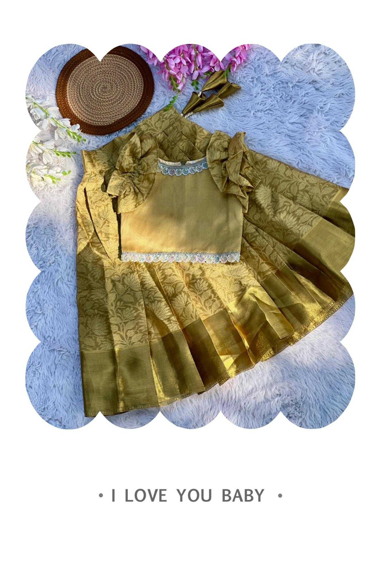 Ynf Kanjivaram Silk RIN235 Double Kids Wear Wholesale Kids Lehenga Kids Lehenga Choli Baby Girl Lehenga Manufacturer