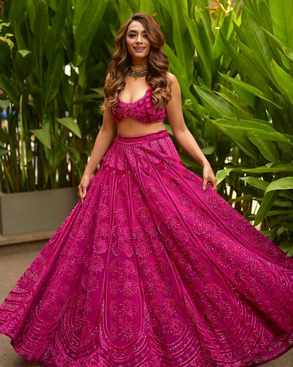 Ynf Kasturi Silk RIN213 H88 Lehengas Wholesale Sequins Lehenga Manufacturer