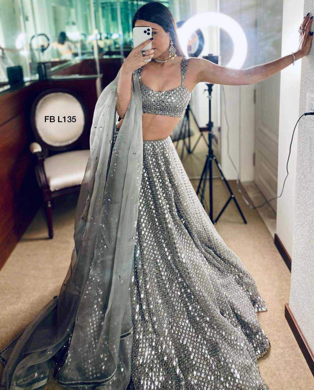 Ynf Kasturi Silk RIN213 L135 Lehengas Wholesale Silk Lehenga Sequins Lehenga Manufacturer