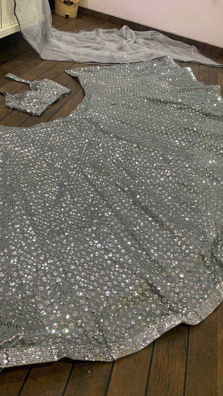 Ynf Kasturi Silk RIN213 L135 Lehengas Wholesale Silk Lehenga Sequins Lehenga Manufacturer