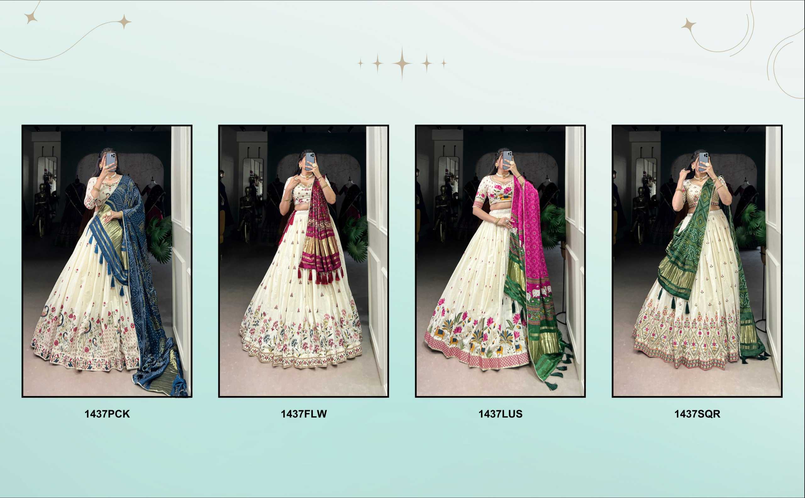 Ynf Khadi Cotton KESH134 1437 Lehengas Festive Collections Wholesale Embroidered Lehenga Sequins Lehenga Lehenga With Blouse Manufacturer