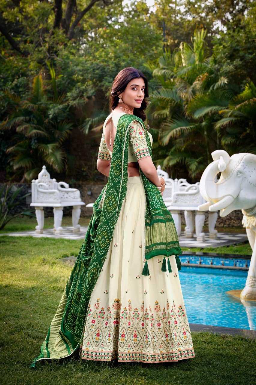 Ynf Khadi Cotton KESH134 1437 Lehengas Wholesale Fancy Lehenga Embroidered Lehenga Thread Work Lehenga Sequins Lehenga Manufacturer
