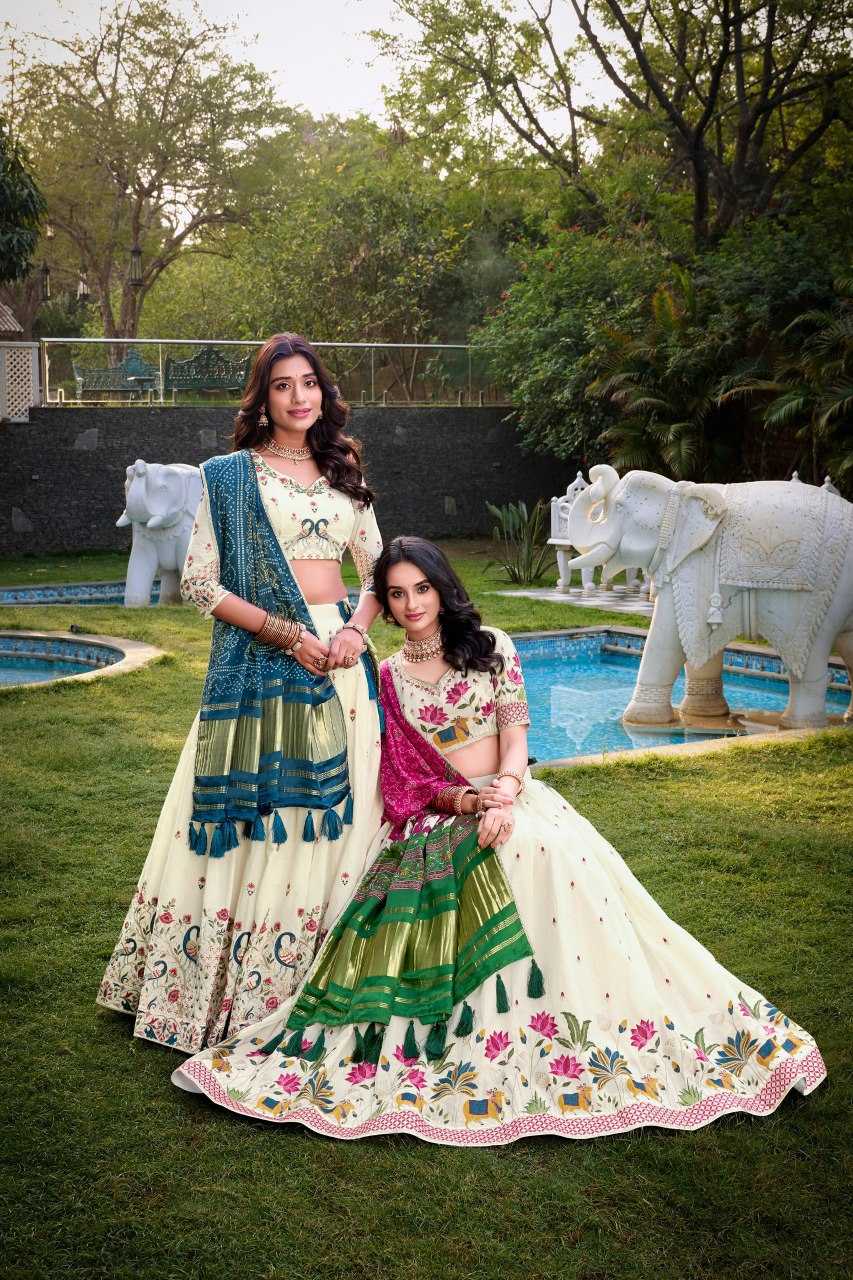 Ynf Khadi Cotton KESH134 1437 Lehengas Wholesale Fancy Lehenga Embroidered Lehenga Thread Work Lehenga Sequins Lehenga Manufacturer