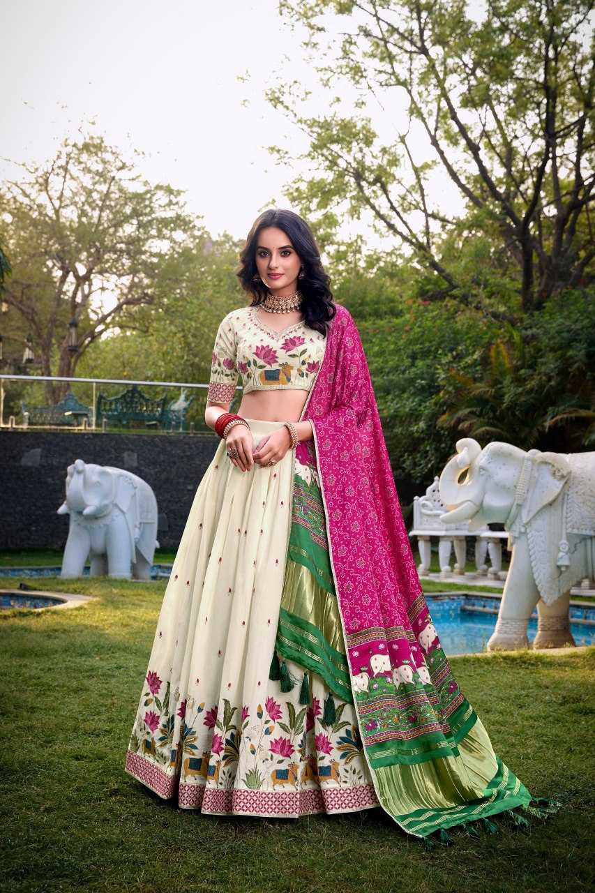 Ynf Khadi Cotton KESH134 1437 Lehengas Wholesale Fancy Lehenga Embroidered Lehenga Thread Work Lehenga Sequins Lehenga Manufacturer