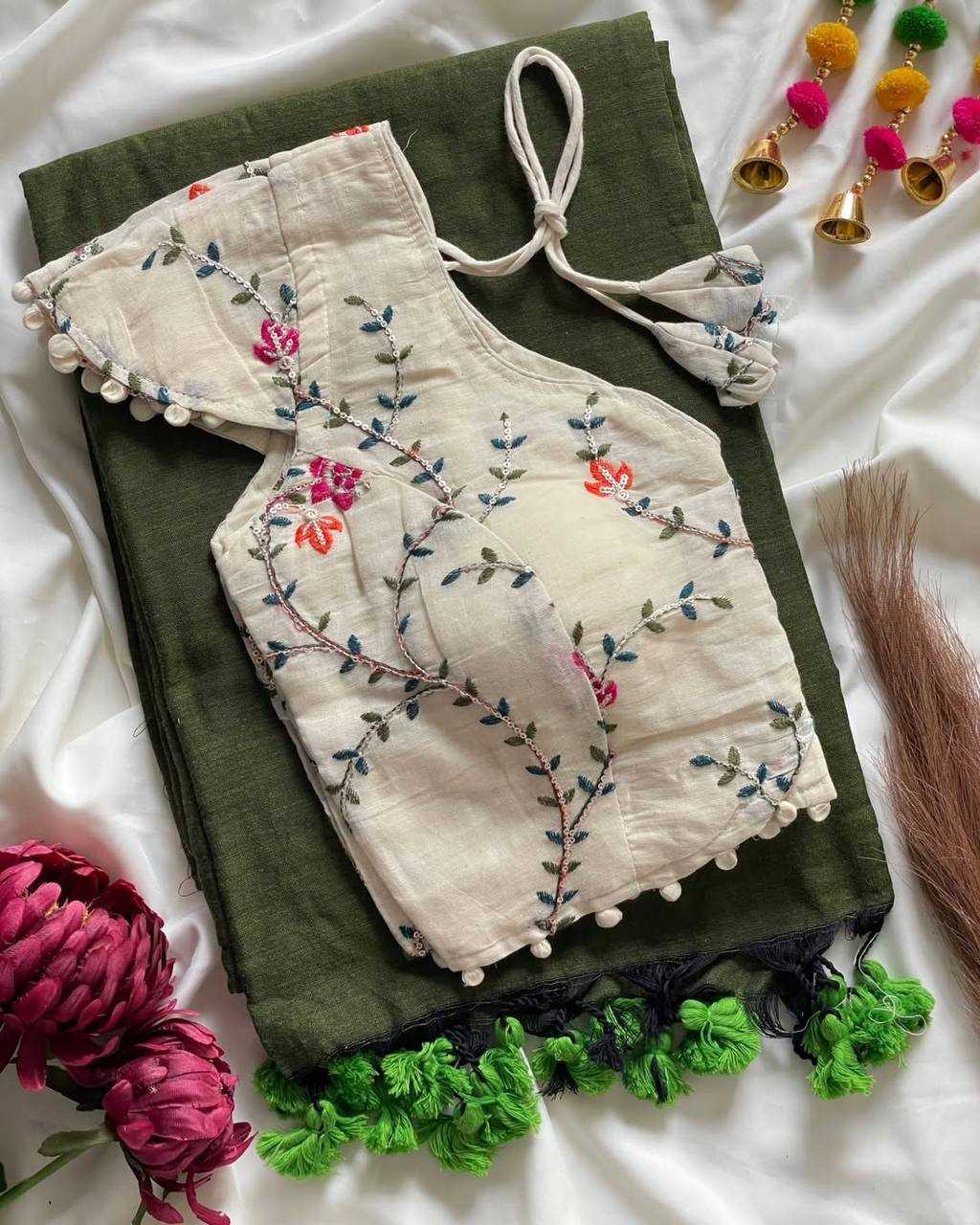 Ynf Khadi Cotton KESH388 LK01 Sarees Wedding Collections Festive Collections Wholesale Cotton Sarees Casual Sarees Sarees With Blouse Manufacturer