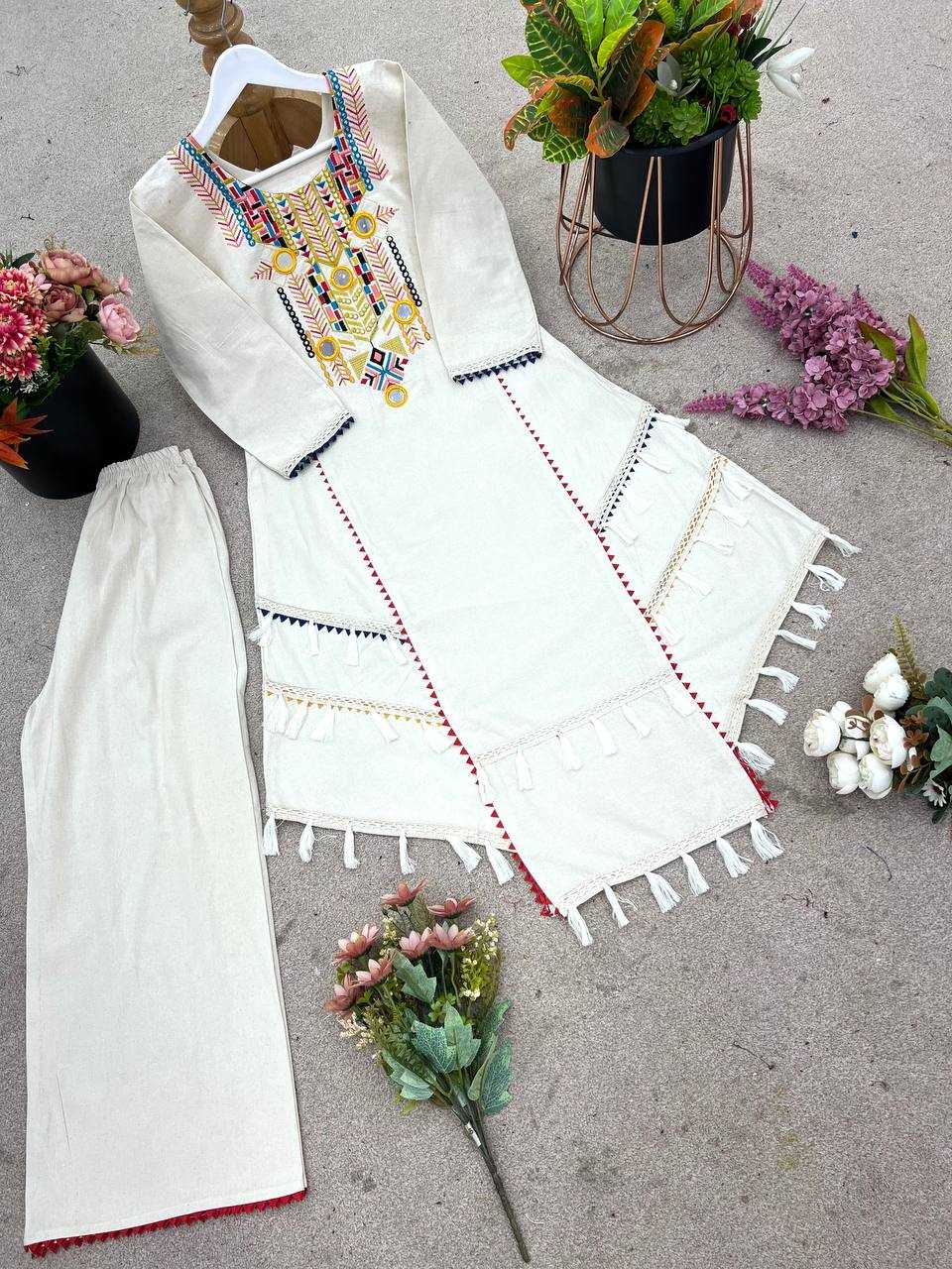 Ynf Khadi Cotton KESH499 867 Western Wears Festive Collections Wholesale Co-ord Set Rakhi Collections Manufacturer