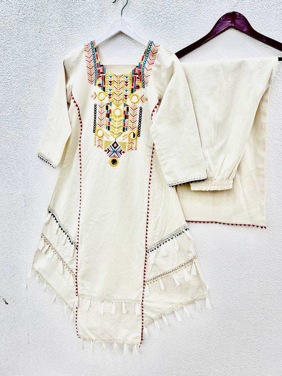Ynf Khadi Cotton KESH499 867 Western Wears Festive Collections Wholesale Co-ord Set Rakhi Collections Manufacturer