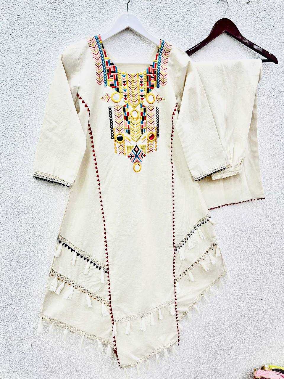 Ynf Khadi Cotton KESH499 867 Western Wears Festive Collections Wholesale Co-ord Set Rakhi Collections Manufacturer