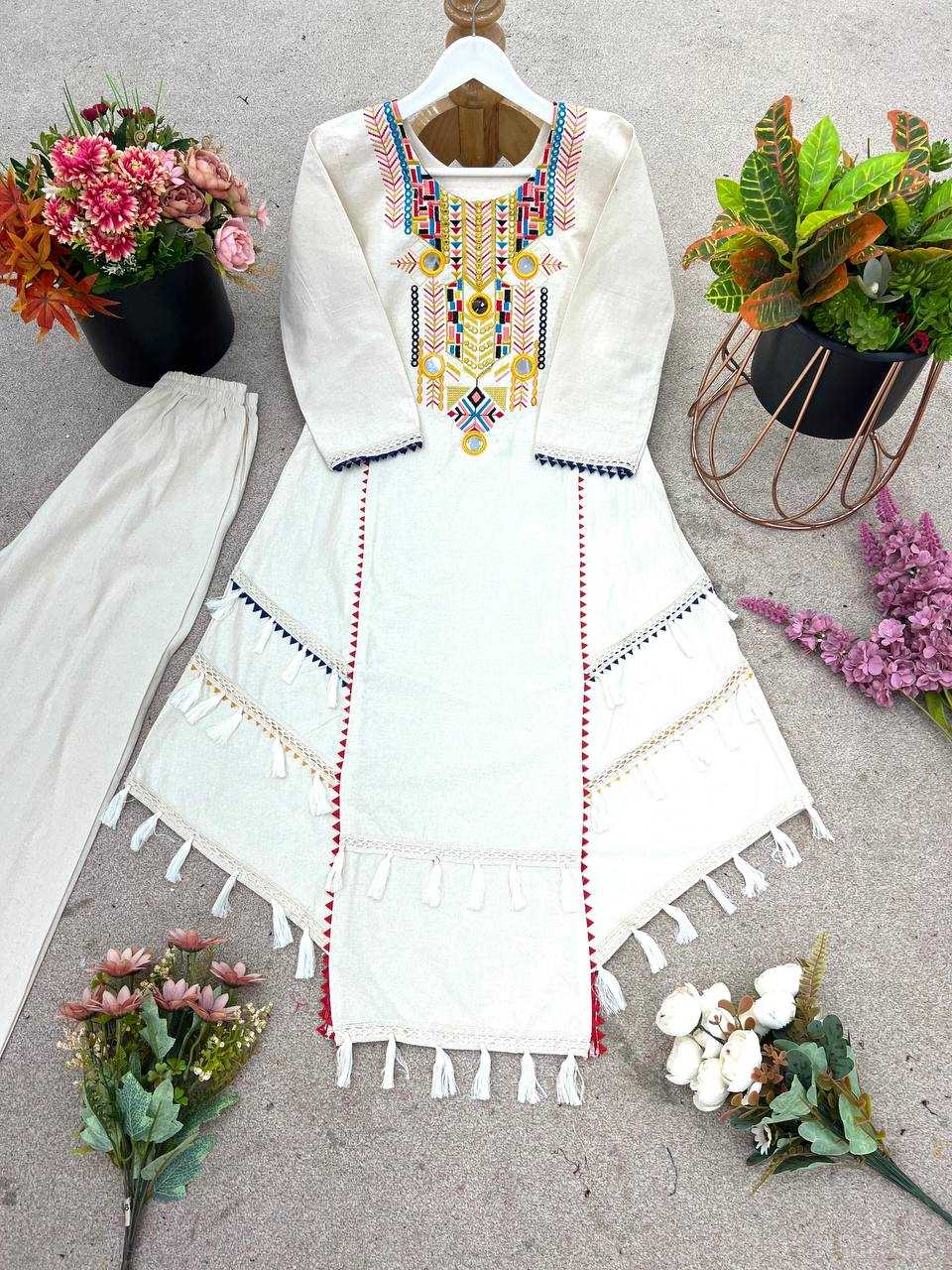 Ynf Khadi Cotton KESH499 867 Western Wears Festive Collections Wholesale Co-ord Set Rakhi Collections Manufacturer