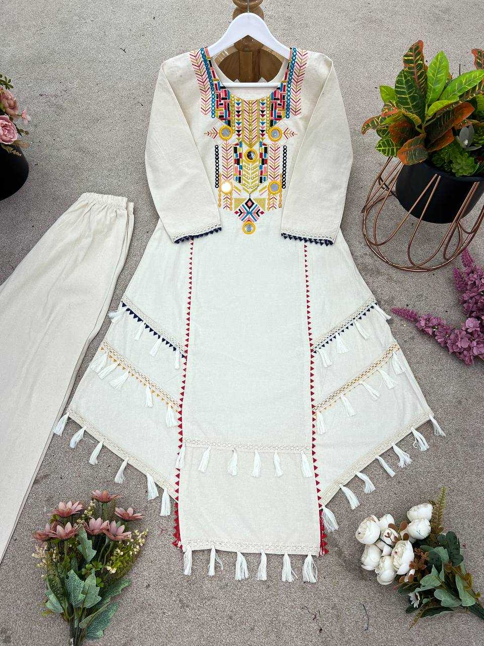 Ynf Khadi Cotton KESH499 867 Western Wears Festive Collections Wholesale Co-ord Set Rakhi Collections Manufacturer