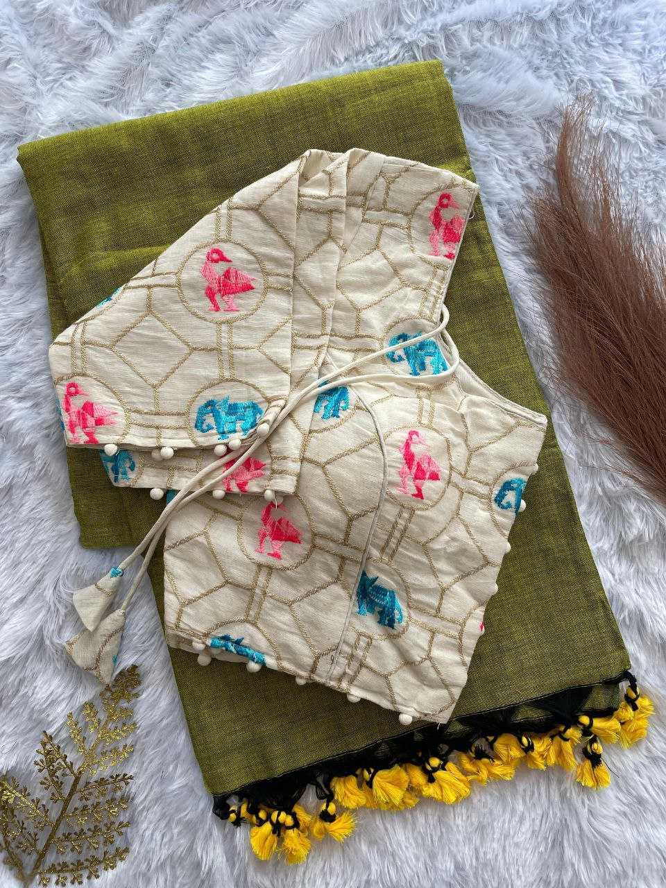 Ynf Khadi Cotton RIN216 deepika Sarees Wholesale Party Wear Sarees Fancy Sarees Ladies Sarees Plain Sarees Manufacturer