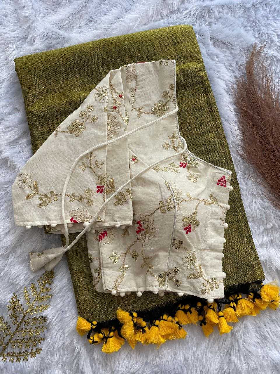 Ynf Khadi Cotton RIN216 deepika Sarees Wholesale Party Wear Sarees Fancy Sarees Ladies Sarees Plain Sarees Manufacturer