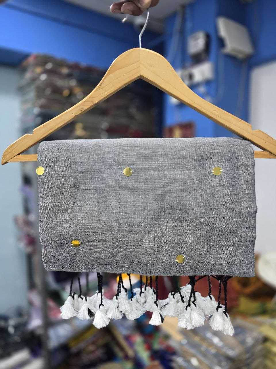 Ynf Khadi Cotton RIN216 Monalisa Sarees Wholesale Fancy Sarees Mirror Work Saree Manufacturer