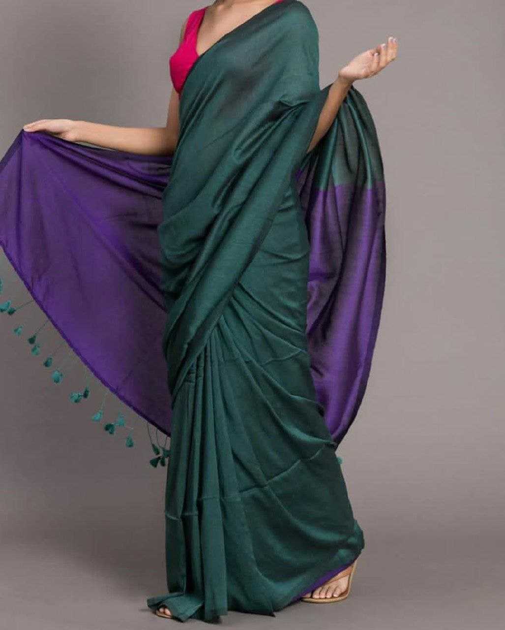 Ynf Khadi Cotton RIN216 pyor khadi cotton Contrast Sarees Wholesale Ladies Sarees Cotton Sarees Office Wear Sarees Manufacturer