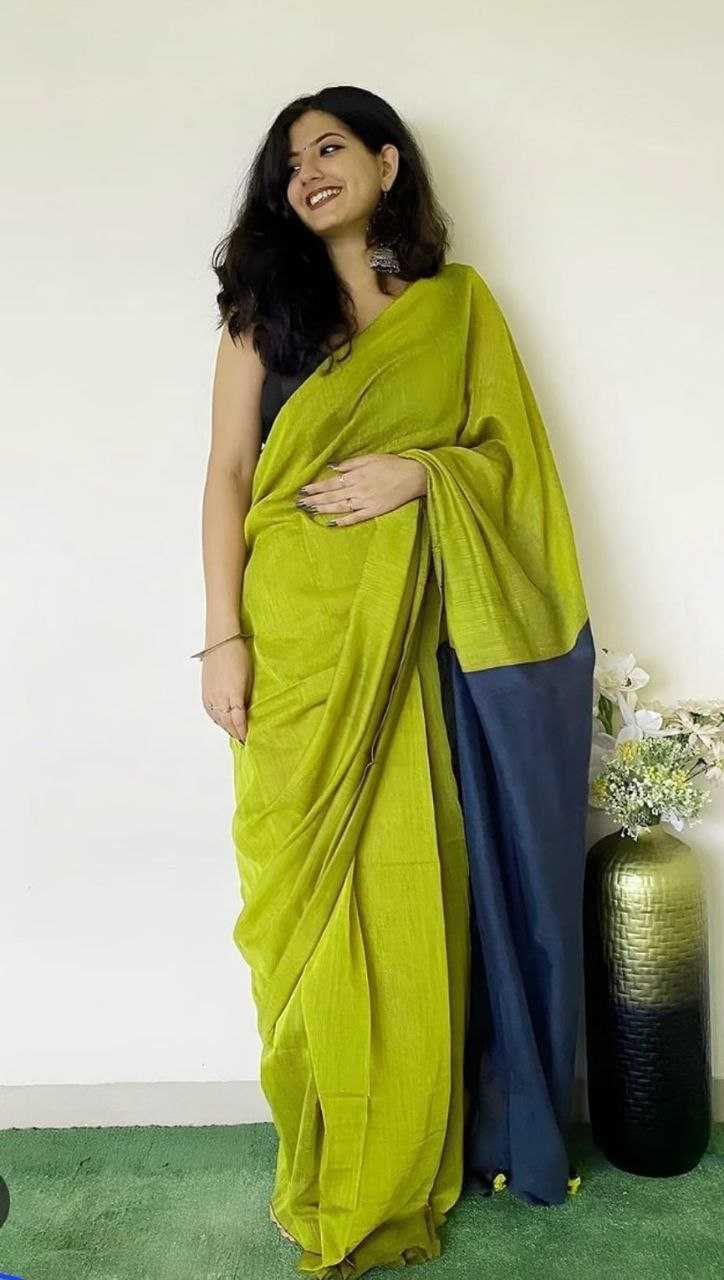 Ynf Khadi Cotton RIN216 pyor khadi cotton Contrast Sarees Wholesale Ladies Sarees Cotton Sarees Office Wear Sarees Manufacturer