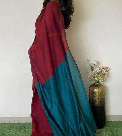 Ynf Khadi Cotton RIN216 pyor khadi cotton Contrast Sarees Wholesale Ladies Sarees Cotton Sarees Office Wear Sarees Manufacturer