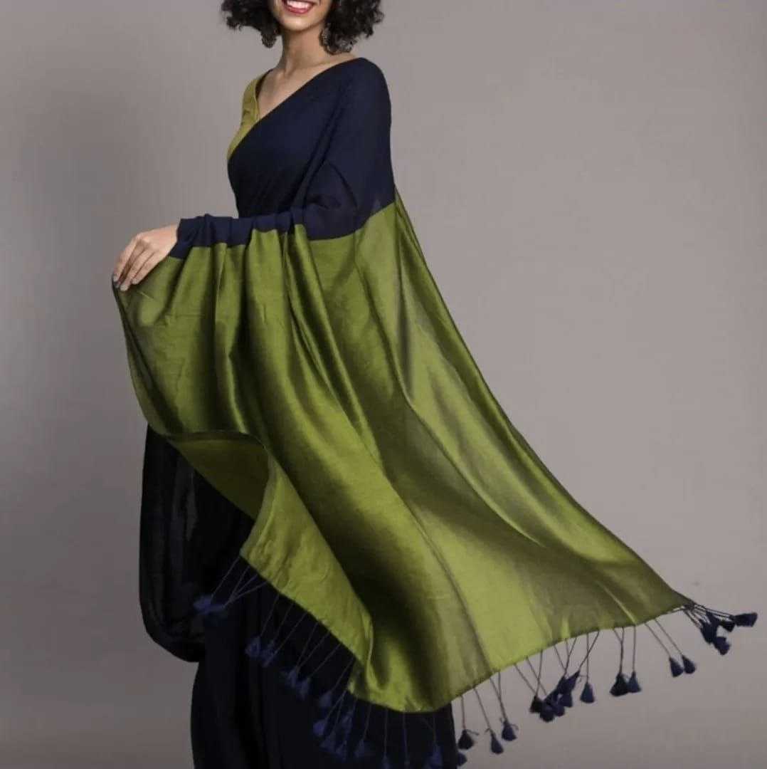 Ynf Khadi Cotton RIN216 pyor khadi cotton Contrast Sarees Wholesale Ladies Sarees Cotton Sarees Office Wear Sarees Manufacturer