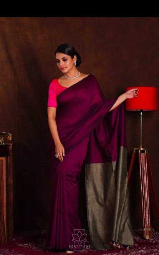 Ynf Khadi Cotton RIN216 pyor khadi cotton Contrast Sarees Wholesale Ladies Sarees Cotton Sarees Office Wear Sarees Manufacturer
