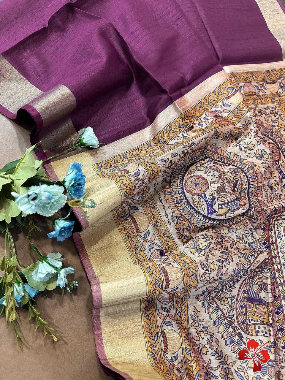 Ynf Khadi KESH532 MULLAI TUSSAR 101 Silk Sarees Wholesale Khadi Silk Sarees Printed Silk Saree Fancy Printed Silk Sarees Manufacturer