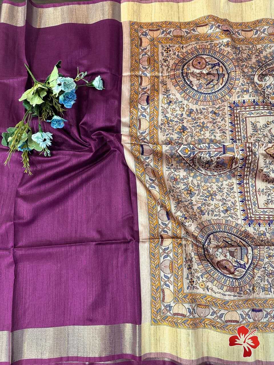 Ynf Khadi KESH532 MULLAI TUSSAR 101 Silk Sarees Wholesale Khadi Silk Sarees Printed Silk Saree Fancy Printed Silk Sarees Manufacturer
