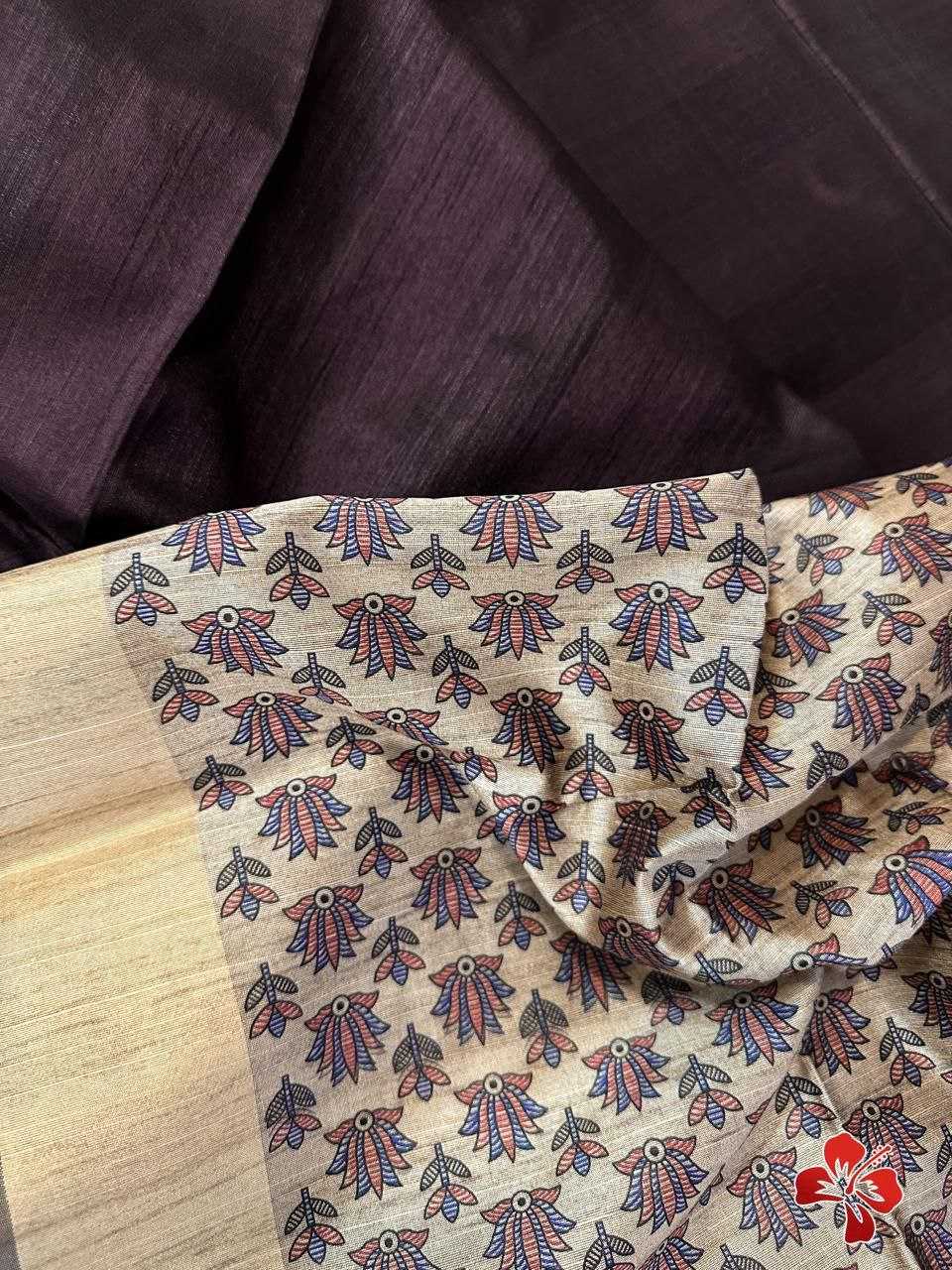 Ynf Khadi KESH532 MULLAI TUSSAR 101 Silk Sarees Wholesale Khadi Silk Sarees Printed Silk Saree Fancy Printed Silk Sarees Manufacturer