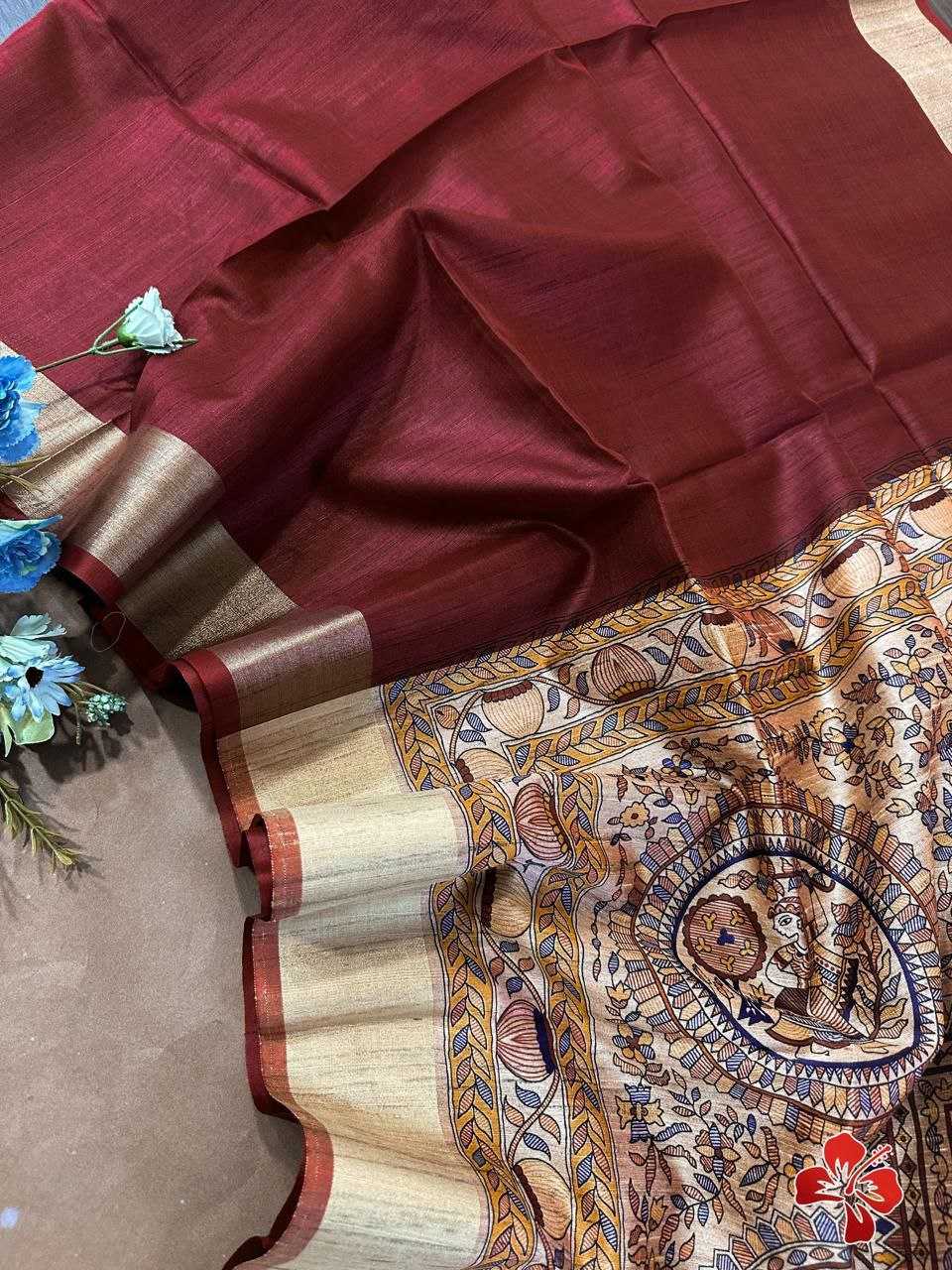 Ynf Khadi KESH532 MULLAI TUSSAR 101 Silk Sarees Wholesale Khadi Silk Sarees Printed Silk Saree Fancy Printed Silk Sarees Manufacturer