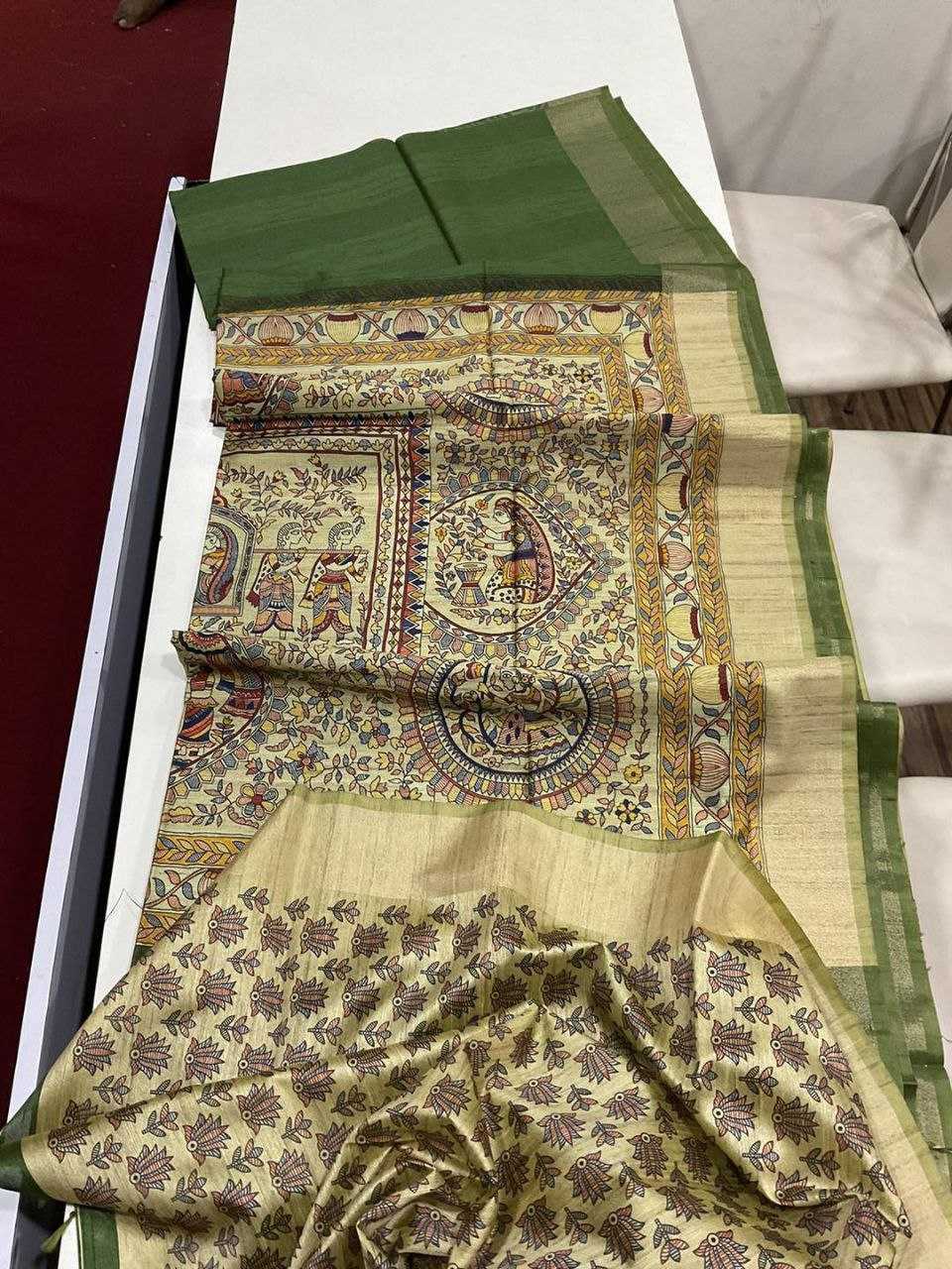 Ynf Khadi KESH532 MULLAI TUSSAR 101 Silk Sarees Wholesale Khadi Silk Sarees Printed Silk Saree Fancy Printed Silk Sarees Manufacturer