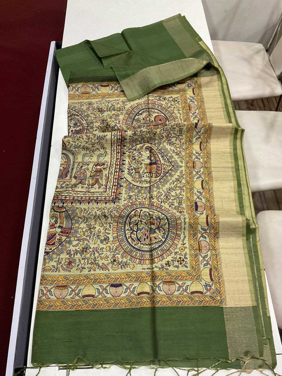 Ynf Khadi KESH532 MULLAI TUSSAR 101 Silk Sarees Wholesale Khadi Silk Sarees Printed Silk Saree Fancy Printed Silk Sarees Manufacturer