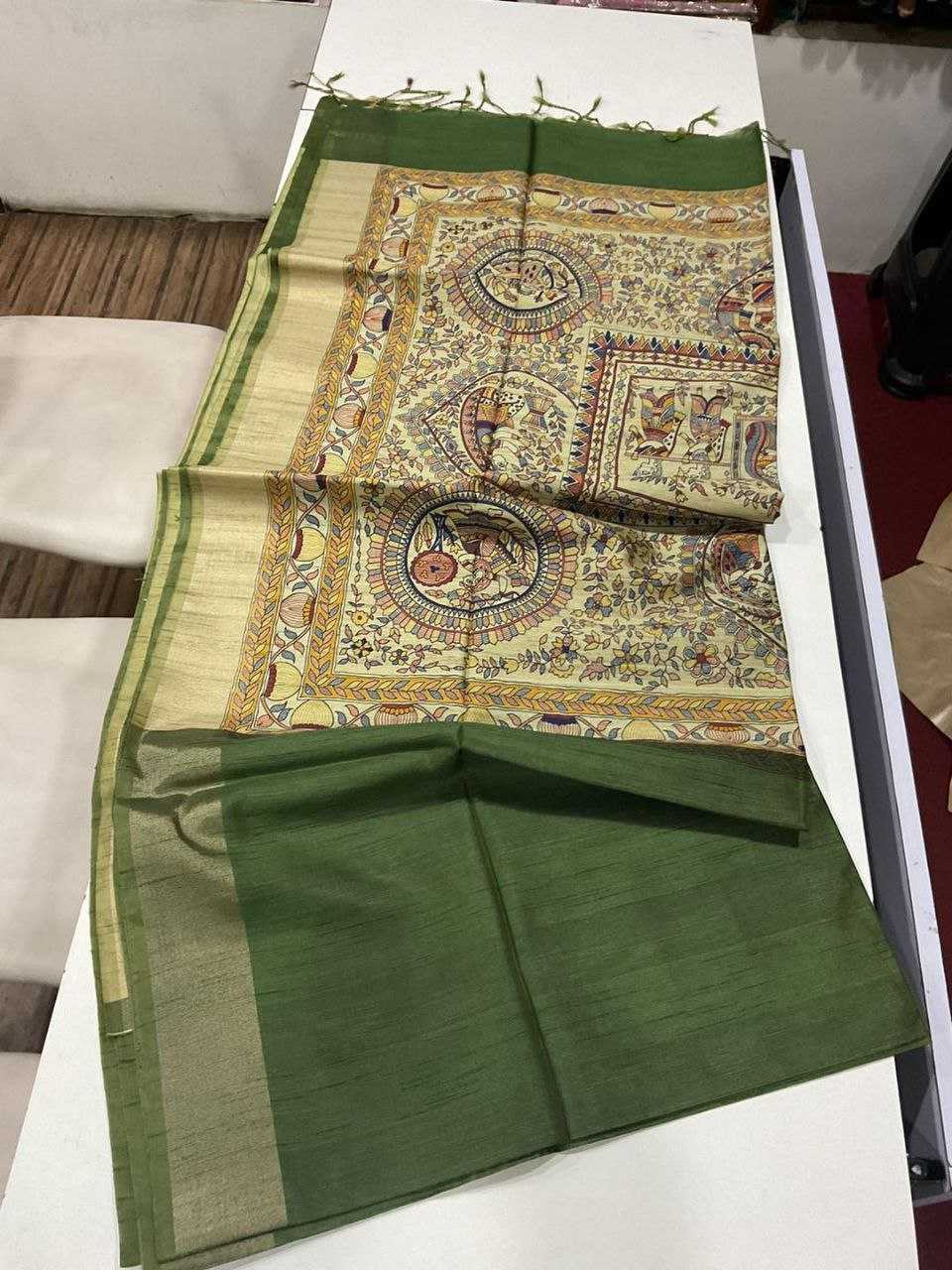 Ynf Khadi KESH532 MULLAI TUSSAR 101 Silk Sarees Wholesale Khadi Silk Sarees Printed Silk Saree Fancy Printed Silk Sarees Manufacturer