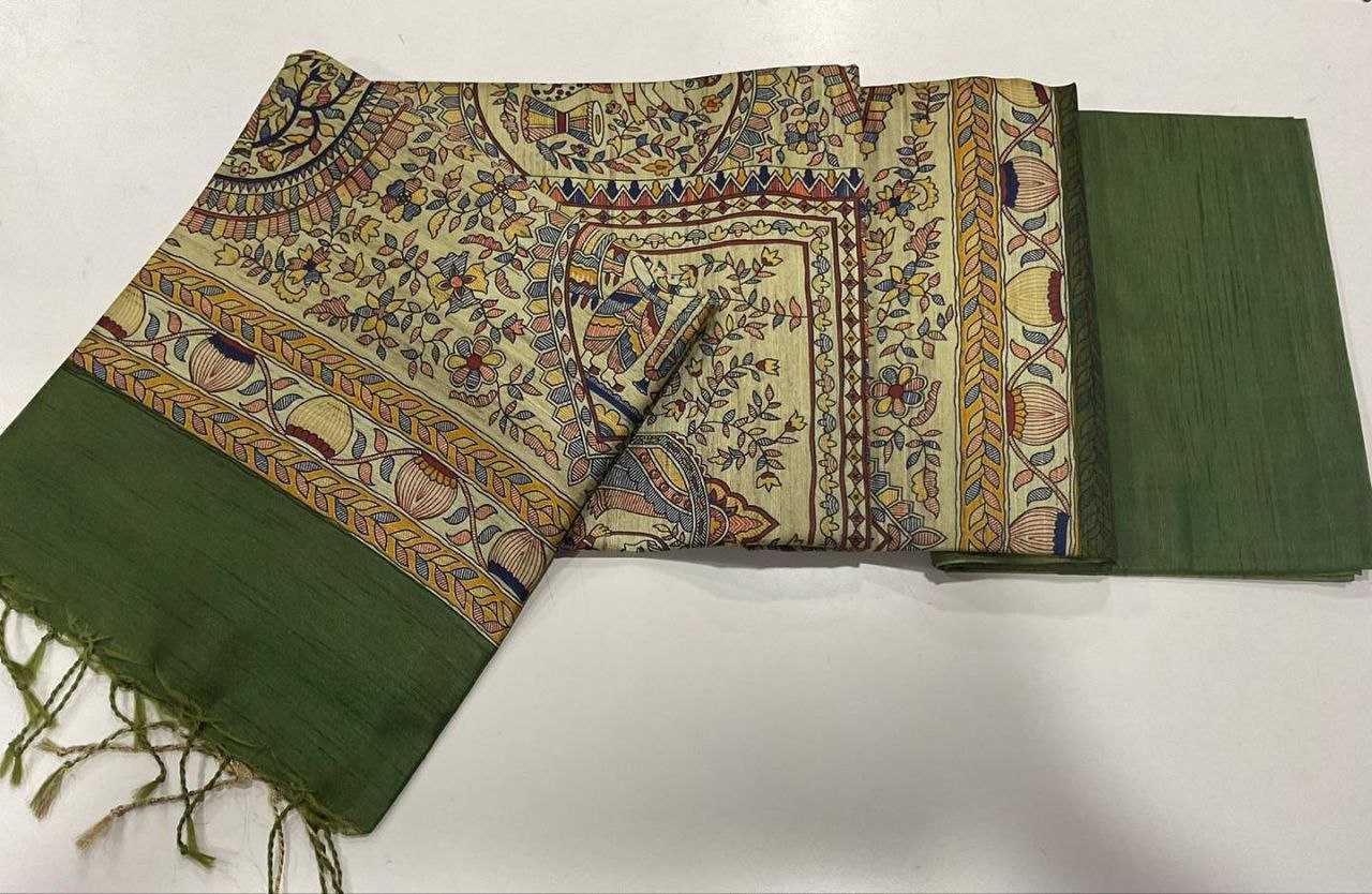 Ynf Khadi KESH532 MULLAI TUSSAR 101 Silk Sarees Wholesale Khadi Silk Sarees Printed Silk Saree Fancy Printed Silk Sarees Manufacturer