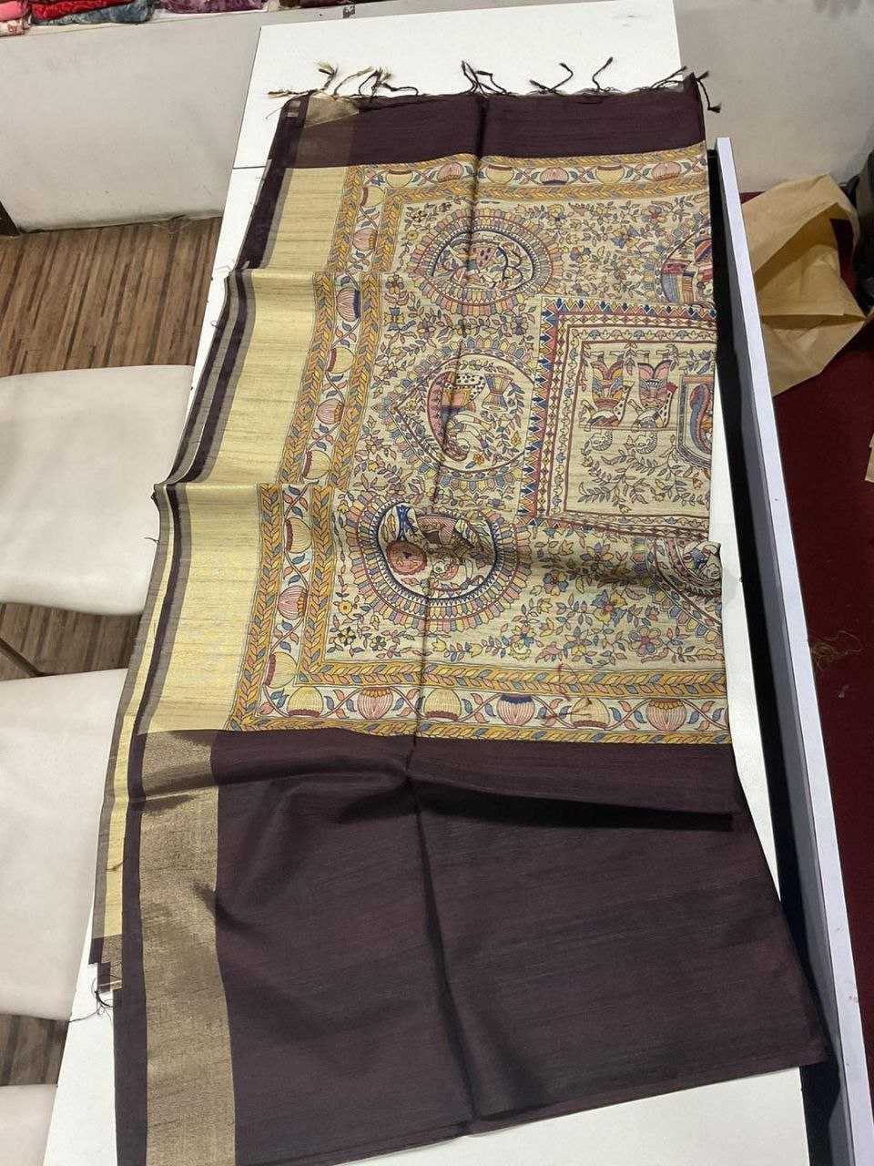 Ynf Khadi KESH532 MULLAI TUSSAR 101 Silk Sarees Wholesale Khadi Silk Sarees Printed Silk Saree Fancy Printed Silk Sarees Manufacturer