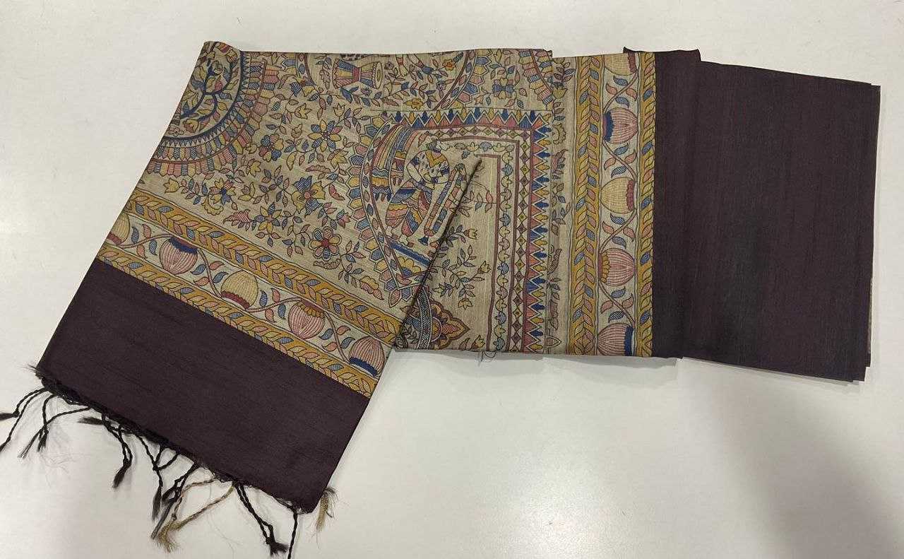 Ynf Khadi KESH532 MULLAI TUSSAR 101 Silk Sarees Wholesale Khadi Silk Sarees Printed Silk Saree Fancy Printed Silk Sarees Manufacturer