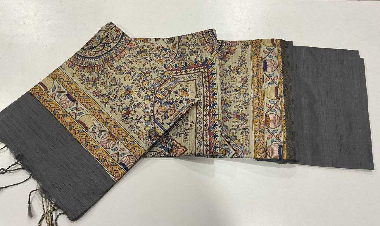 Ynf Khadi KESH532 MULLAI TUSSAR 101 Silk Sarees Wholesale Khadi Silk Sarees Printed Silk Saree Fancy Printed Silk Sarees Manufacturer