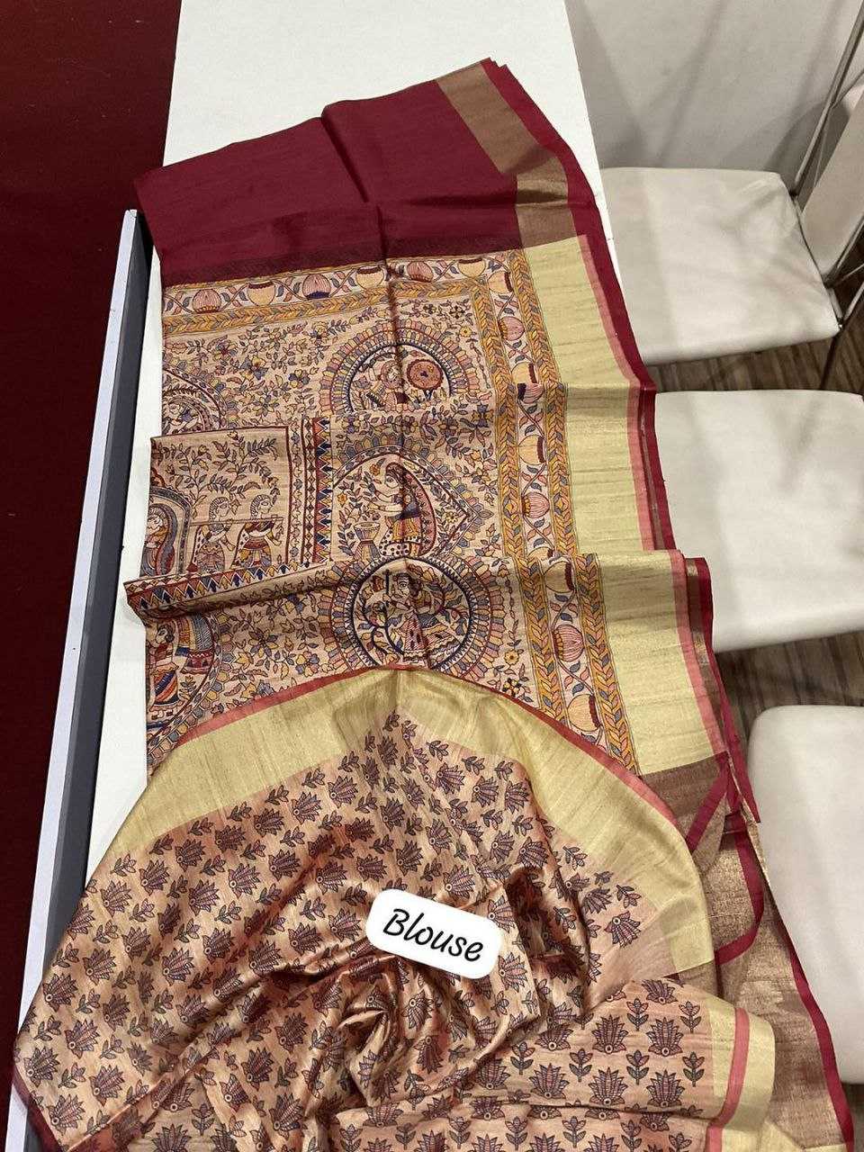 Ynf Khadi KESH532 MULLAI TUSSAR 101 Silk Sarees Wholesale Khadi Silk Sarees Printed Silk Saree Fancy Printed Silk Sarees Manufacturer