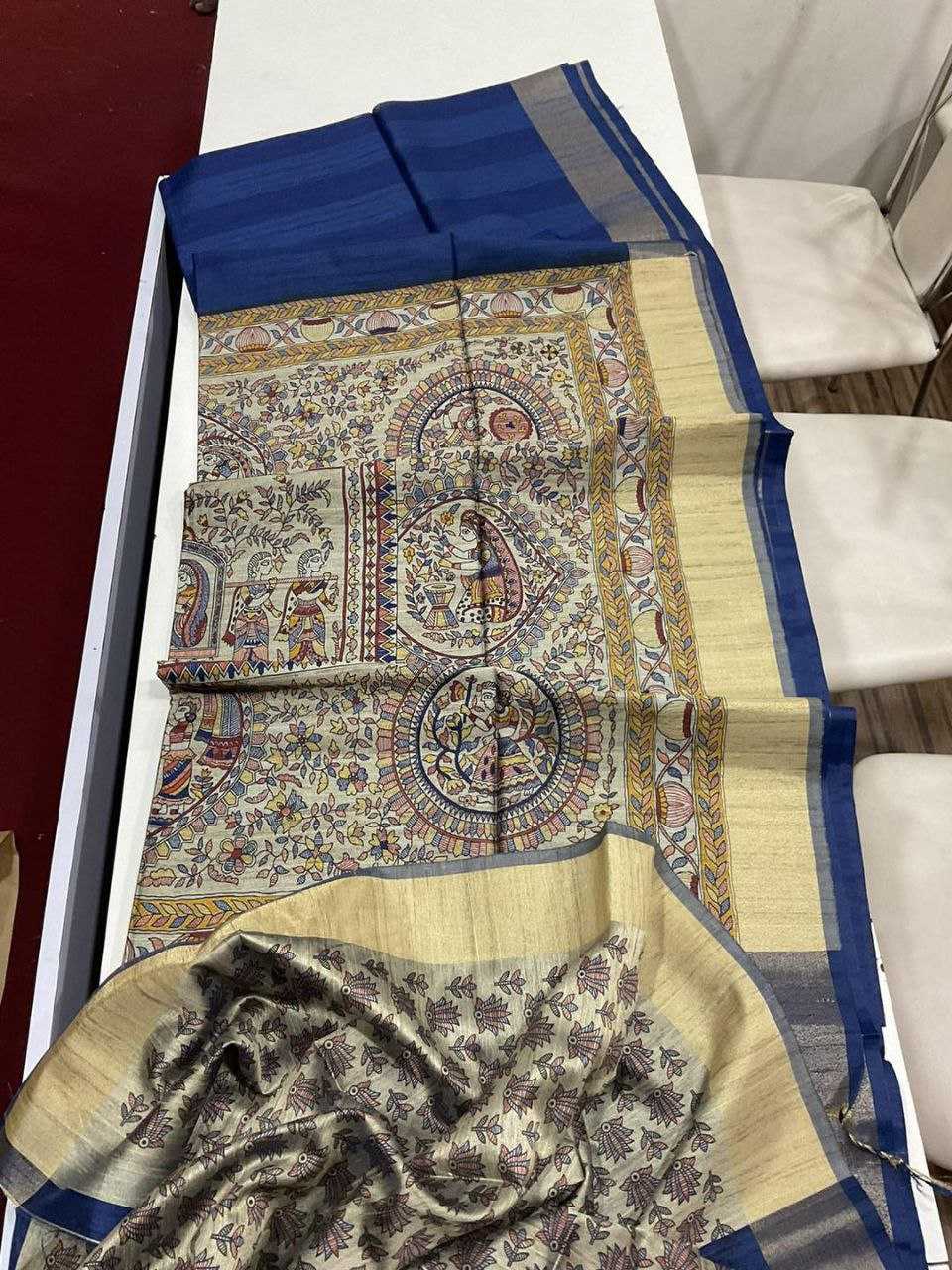 Ynf Khadi KESH532 MULLAI TUSSAR 101 Silk Sarees Wholesale Khadi Silk Sarees Printed Silk Saree Fancy Printed Silk Sarees Manufacturer