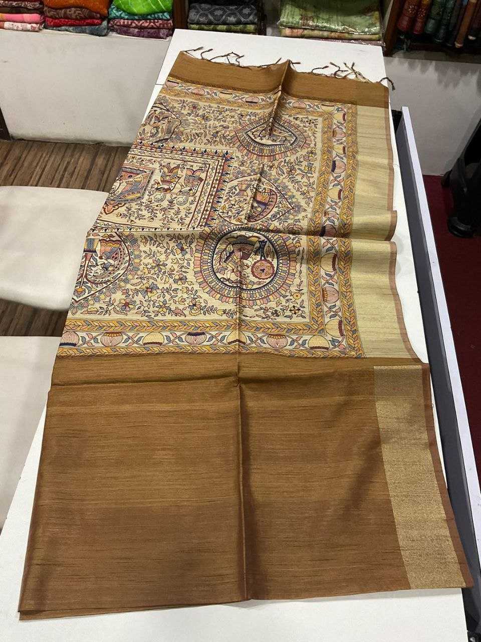 Ynf Khadi KESH532 MULLAI TUSSAR 101 Silk Sarees Wholesale Khadi Silk Sarees Printed Silk Saree Fancy Printed Silk Sarees Manufacturer