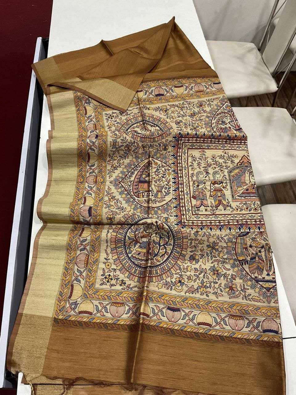 Ynf Khadi KESH532 MULLAI TUSSAR 101 Silk Sarees Wholesale Khadi Silk Sarees Printed Silk Saree Fancy Printed Silk Sarees Manufacturer