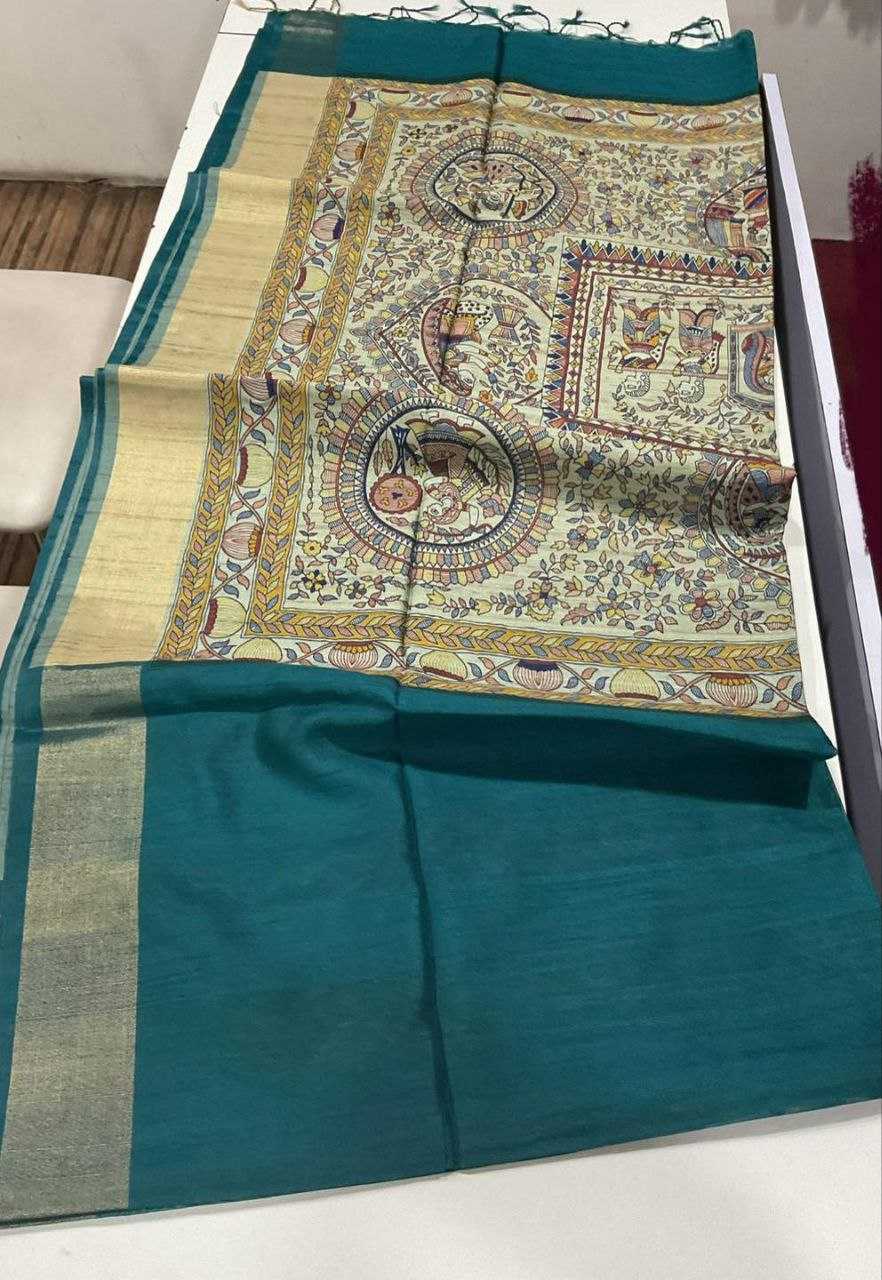 Ynf Khadi KESH532 MULLAI TUSSAR 101 Silk Sarees Wholesale Khadi Silk Sarees Printed Silk Saree Fancy Printed Silk Sarees Manufacturer
