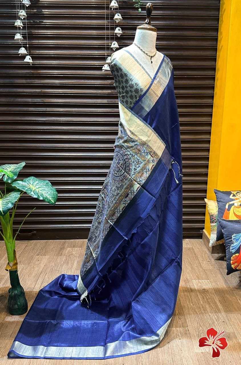 Ynf Khadi KESH532 MULLAI TUSSAR 101 Silk Sarees Wholesale Khadi Silk Sarees Printed Silk Saree Fancy Printed Silk Sarees Manufacturer