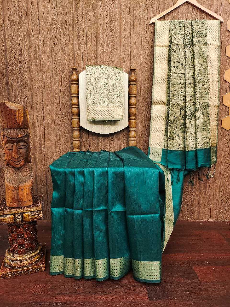 Ynf Khadi KESH532 MULLAI TUSSAR 104 Silk Sarees Wholesale Khadi Silk Sarees Printed Silk Saree Fancy Printed Silk Sarees Manufacturer