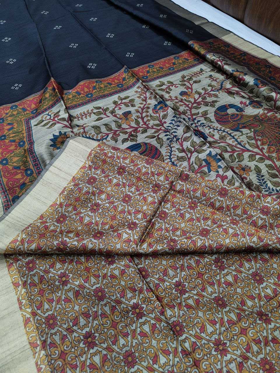 Ynf Khadi KESH532 MULLAI TUSSAR 201 Silk Sarees Wholesale Khadi Silk Sarees Printed Silk Saree Fancy Printed Silk Sarees Manufacturer