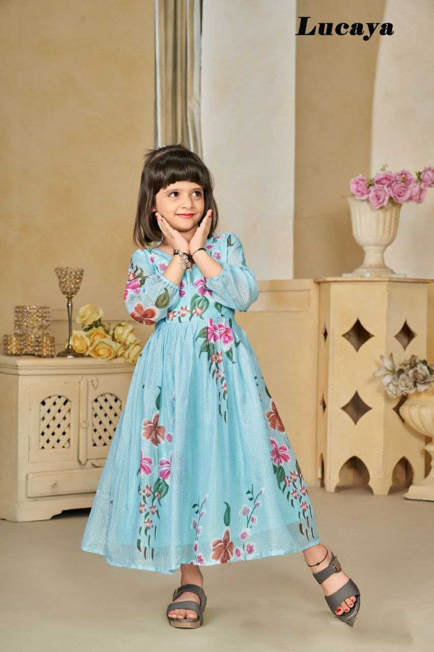 Ynf Kota Checks RIN131 1301 Mother & Daughter Combo Wholesale Mother Daughter Matching Gowns Manufacturer