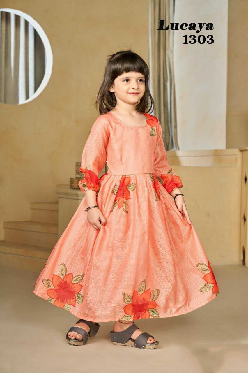 Ynf Kota Checks RIN131 1301 Mother & Daughter Combo Wholesale Mother Daughter Matching Gowns Manufacturer