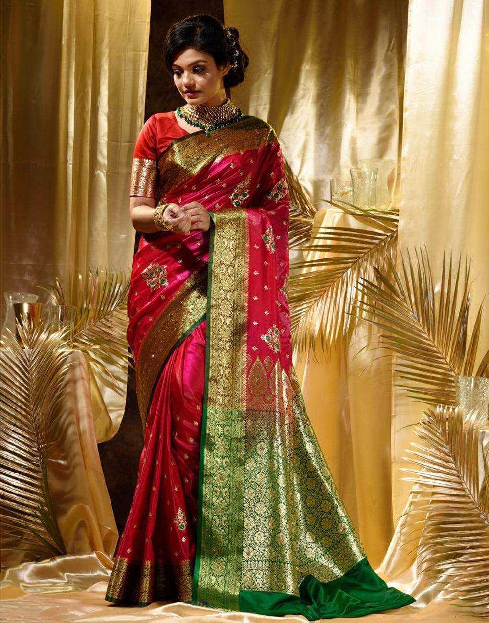 Ynf Lichi Silk KESH551 227 Silk Sarees Wholesale Heavy Silk Sarees Manufacturer