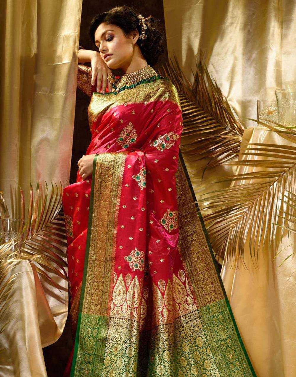 Ynf Lichi Silk KESH551 227 Silk Sarees Wholesale Heavy Silk Sarees Manufacturer